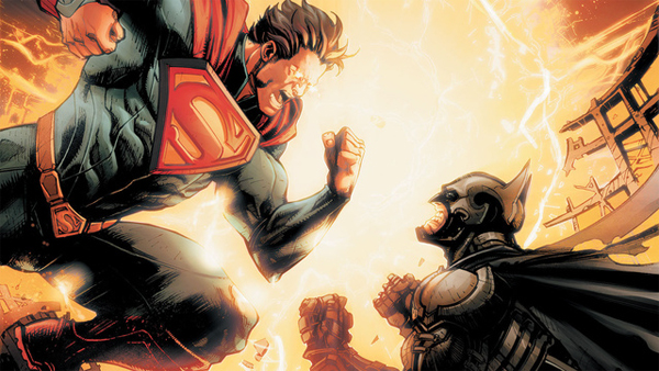 Superman vs Batman in Injustice: GAU