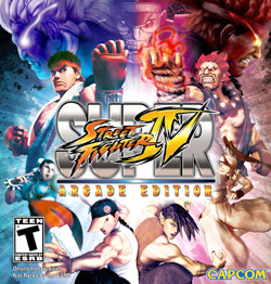 Super Street Fighter IV Arcade Edition - okładka